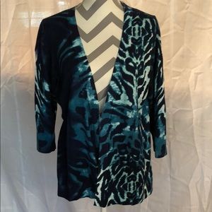 Cardigan, leopard design